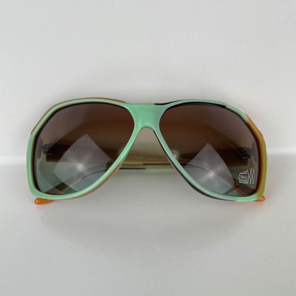 Paul Frank Grey Skies Turn Blue Multicolor Geometric Sunglasses Y2K Mod Pop Art main image 6